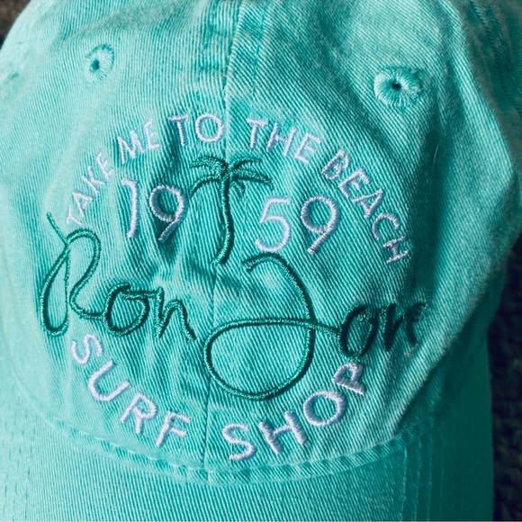 BUNDLE OF 2 🧢🏄🏻♀️ NWOT RON JON BLUE/ORANGE COTTON ADJUSTABLE BASEBALL HATS CAPS - Picture 4 of 10